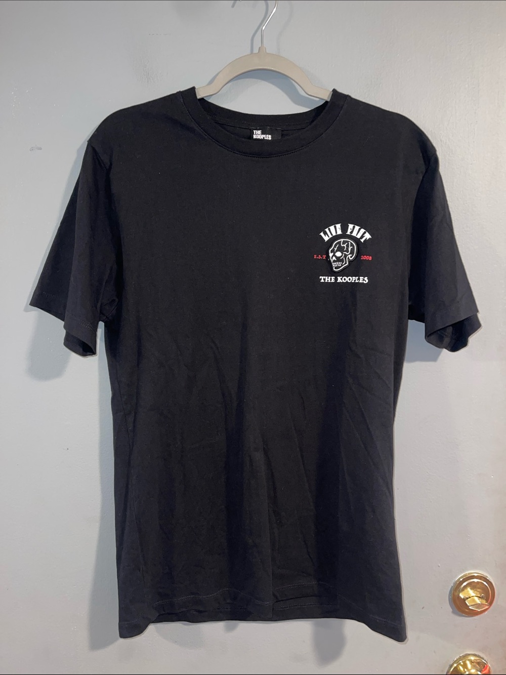 The Kooples "Live Fast" Skull Short Sleeve Tshirt Size S